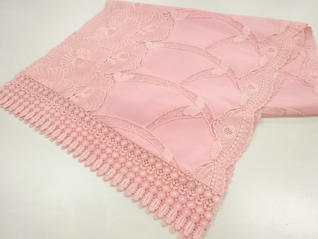 JAPANESE SHAWL / VELVET / LACE / FLOWER
